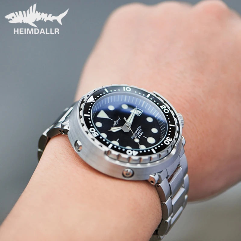 Heimdallr 47mm Tuna Diver Watch – NH35 Automatic, Sapphire Crystal, C3 Luminous, Men’s Dive Watch