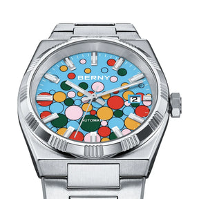 BERNY PT5000 Automatic Men’s Watch – Sapphire, 5ATM, Stainless Steel