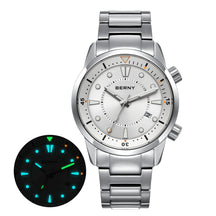 BERNY Men's Automatic Diver Watch – 200M Waterproof, Miyota 8215, Sapphire