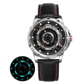 BERNY Automatic Skeleton Watch for Men – 3D Dial, Sapphire Crystal, 5ATM