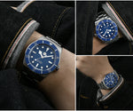 San Martin SN0138 37mm Vintage Diver Watch – ST2130 Automatic Men’s Watch with Sapphire Crystal & 200M Water Resistance
