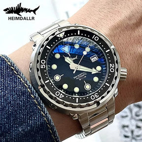 Heimdallr 47mm Tuna Diver Watch – NH35 Automatic, Sapphire Crystal, C3 Luminous, Men’s Dive Watch