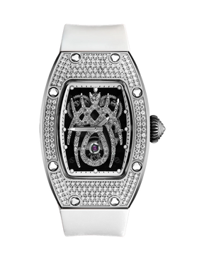 HANBORO Spider Collection Spider Ruby and Diamond Crafted Luminous Full Diamonds Luxury Women's Watch