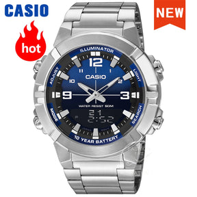 Casio AMW-870 Men’s Analog-Digital Watch – Waterproof, Military Style