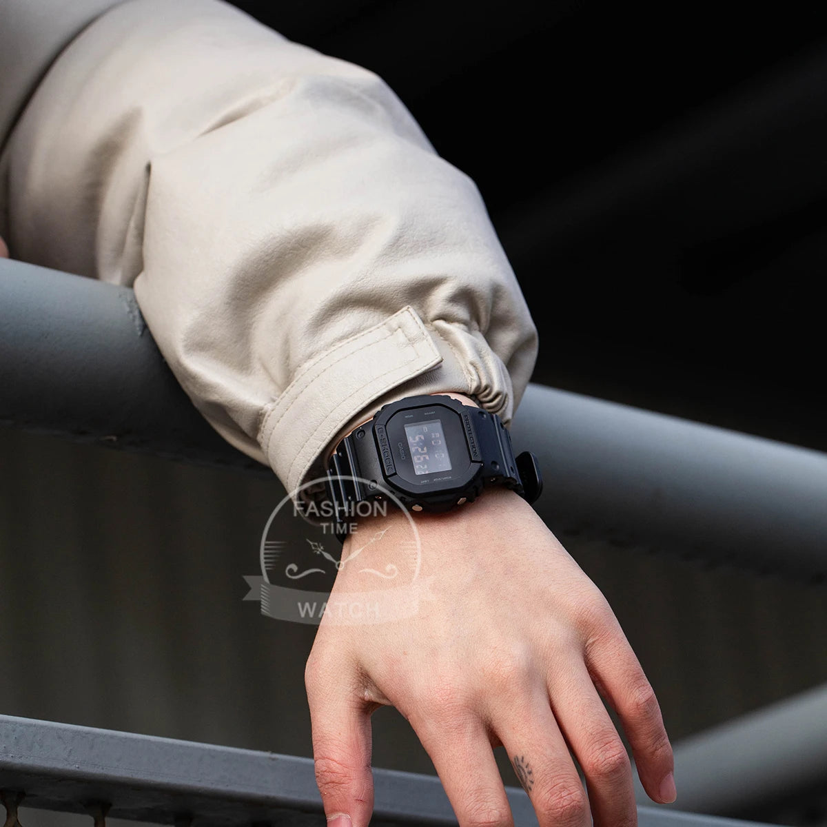 Casio g-shock military style digital watch for men