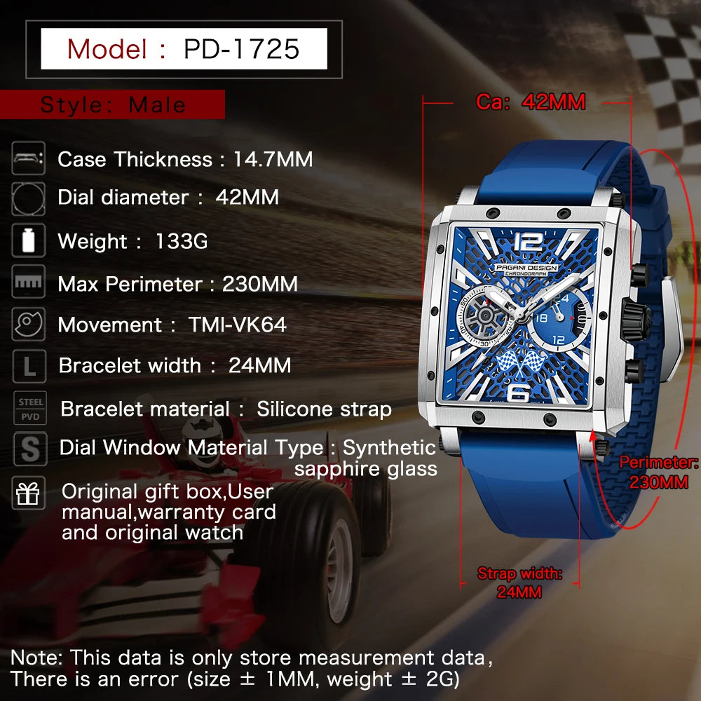 PAGANI DESIGN 42MM Quartz