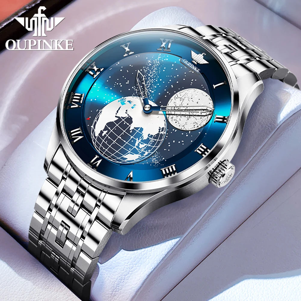 OUPINKE 3230 Automatic Mechanical Watch – Luxury Men’s Steel Watch