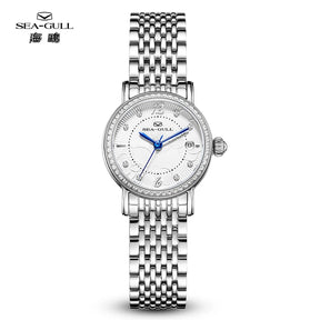 Seagull Women’s Automatic Watch 1074L – Luxury Floral Diamond Mechanical Wristwatch for Ladies