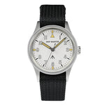 San Martin 36mm Pilot Men’s Watch – VH31 Mechaquartz Sweep Second Quartz Watch with Luminous Dial & Nylon Strap
