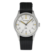 San Martin 36mm Pilot Men’s Watch – VH31 Mechaquartz Sweep Second Quartz Watch with Luminous Dial & Nylon Strap