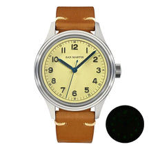 San Martin SN0108 38.5mm Vintage Pilot Watch – Automatic Military Style Men’s Watch with Sapphire Crystal & Leather Strap