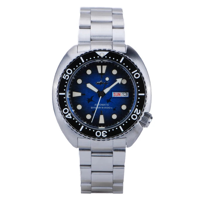 Heimdallr Men's Automatic Dive Watch 44mm – NH35A Sapphire 200M Water Resistant Luminous