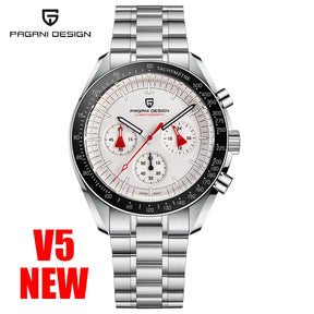 Pagani Design VK63 Moonphase Chronograph Watch – Sapphire, Luminous