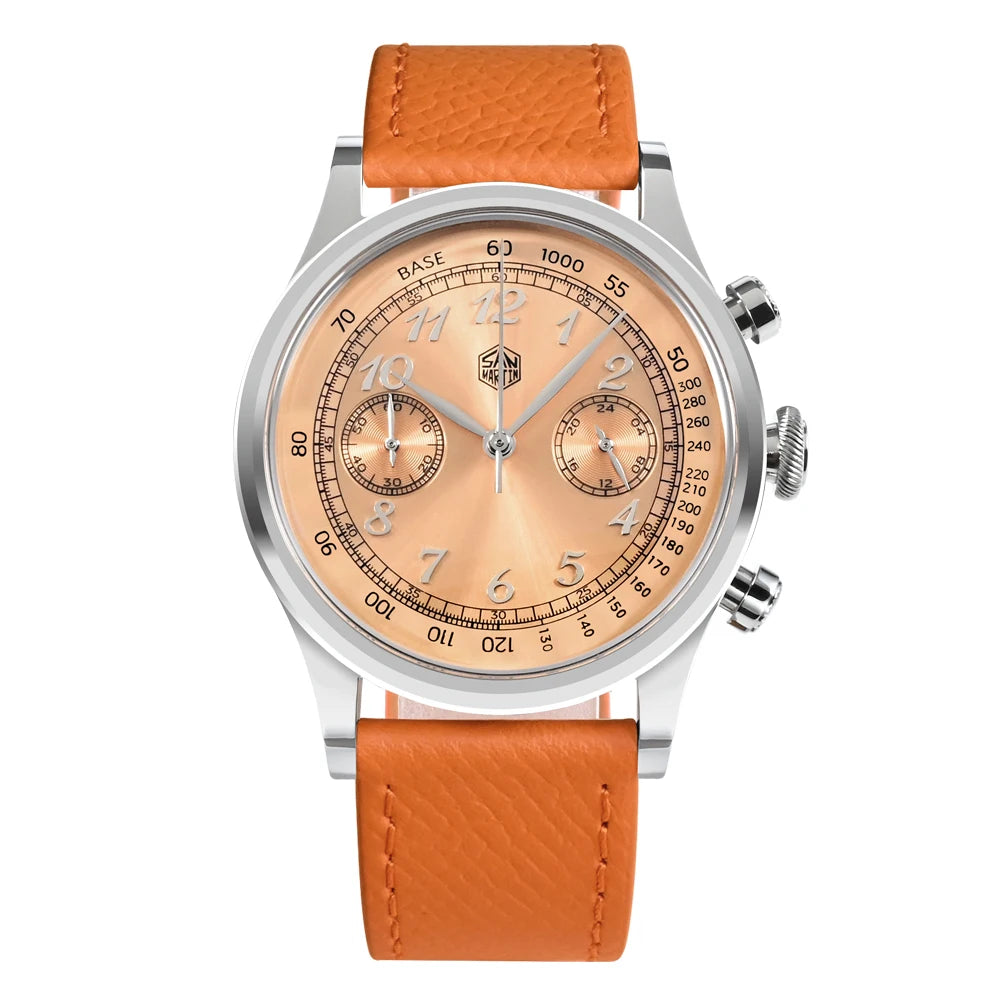 San Martin Men’s Quartz Chronograph Watch – 38mm, Sapphire Crystal