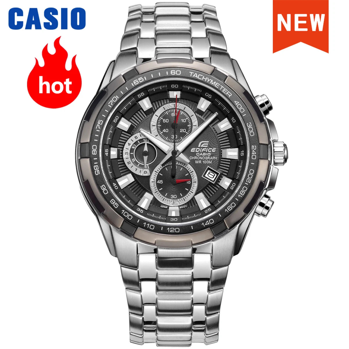 Casio Edifice Men’s Chronograph Quartz Watch – Luxury Racing Sports Watch, Waterproof
