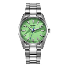 BERNY Women's Quartz Watch 39mm – Sapphire AR Coated 100M Waterproof Stainless Steel