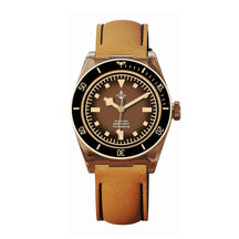 Hruodland Men’s Bronze Automatic Diver Watch 39mm – Sapphire Crystal, 20Bar Water Resistance, C3 Luminous, PT5000/SW200