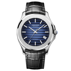 Agelocer Baikal Men’s Luxury Automatic Watch - Gold Business Edition with Big Calendar