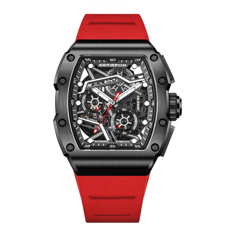 Luxury Men’s Automatic Watch – Richard Style, Stainless Steel, Waterproof