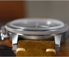 San Martin SN0127 Vintage Pilot Chronograph – VK64, Leather Strap