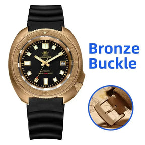 ADDIESDIVE AD2104 Bronze Automatic Dive Watch – NH35 Movement, Sapphire Glass, 200m Water Resistant
