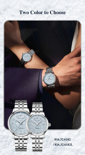Seagull 6182 Couple Automatic Watch – Men & Women Mechanical, Simple Luxury Design