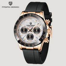2026 Pagani Design PD-1664 Luxury Chronograph Watch - Japanese VK63 Quartz, Luminous Sapphire Edition