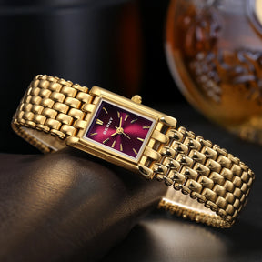 BERNY Women's Gold Watch Stainless Steel Quartz