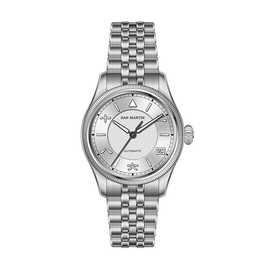 San Martin SN0033 Men's Automatic Pilot Watch 39.5mm – YN55 Sapphire 10Bar Vintage Style