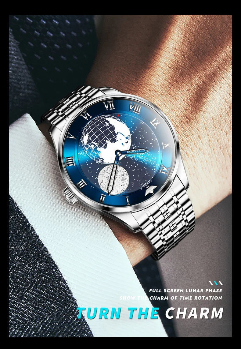 OUPINKE 3230 Automatic Mechanical Watch – Luxury Men’s Steel Watch