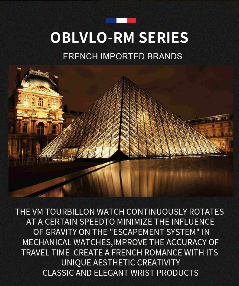 OBLVLO Rose Gold Automatic