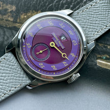 Pierre Paulin Jumping Hour Men's Automatic Watch 38mm – ST17 Salmon Dial Vintage Date