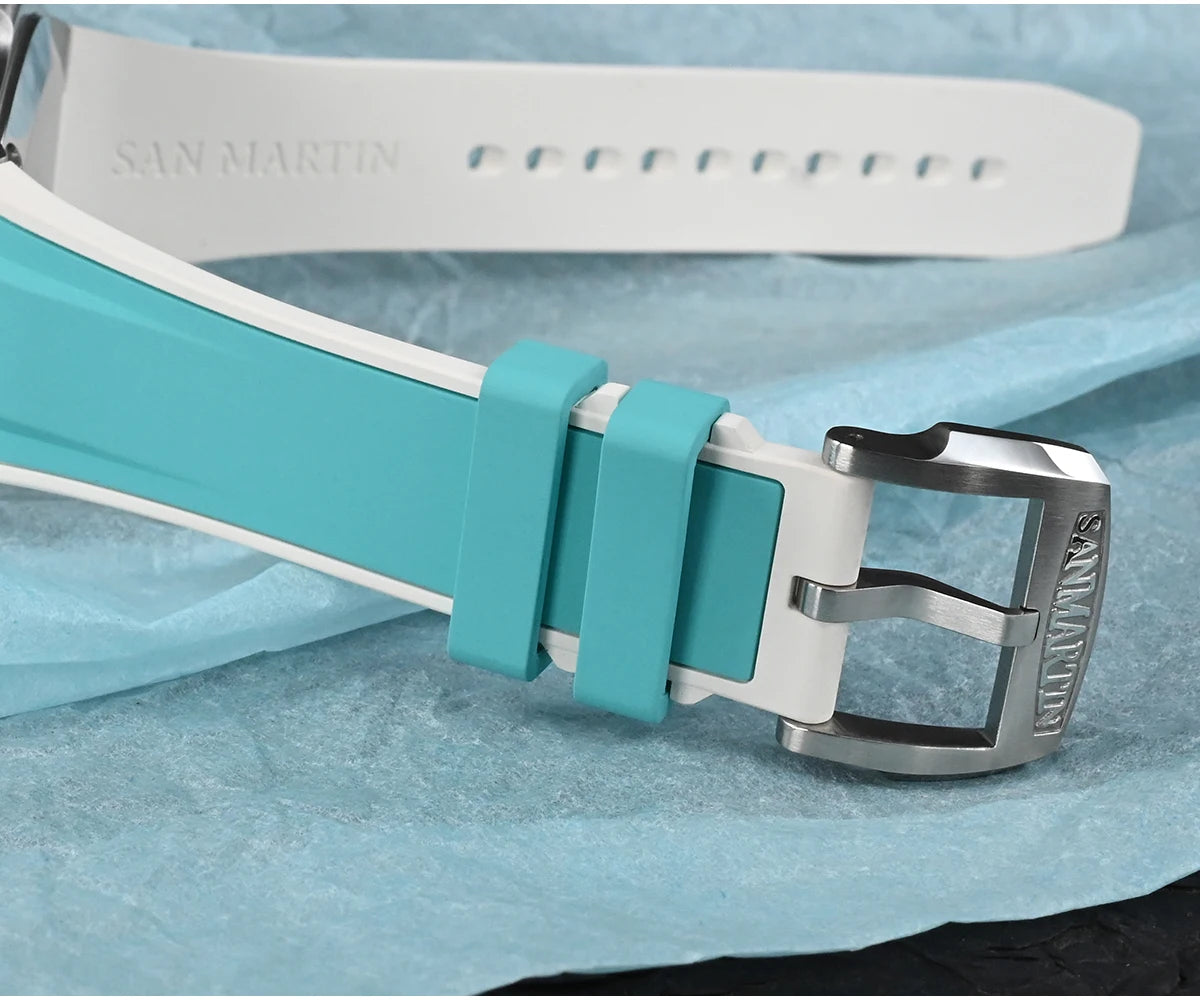 San Martin SN0075 Men's Automatic Watch 43mm – Miyota 9120 Multifunction Waterproof Luminous