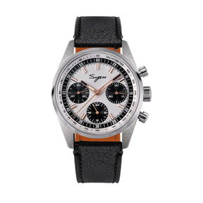 Sugess S465 Men’s Chronograph Watch 38mm – Mechanical, Gooseneck Movement, Sapphire Crystal, Roulette Dial