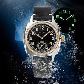 Baltany 1926 S4036F Unisex Automatic Watch – Gold Case, Mother of Pearl Dial, Sapphire Crystal, 100m Water Resistant