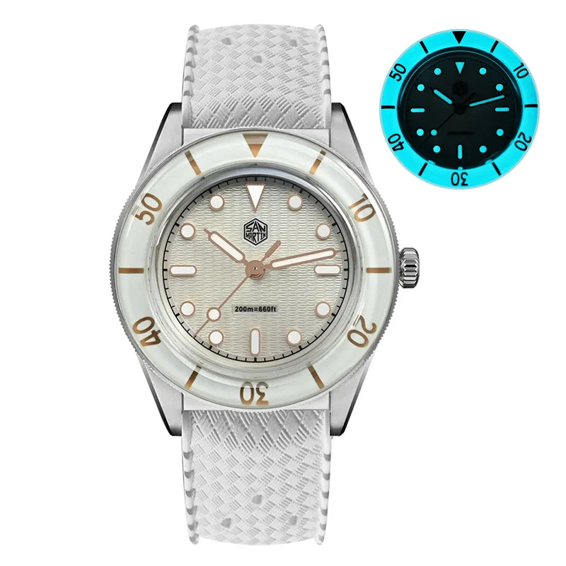 San Martin SN0151 Women’s Luxury Quartz Watch – Ronda 703, 200M Waterproof