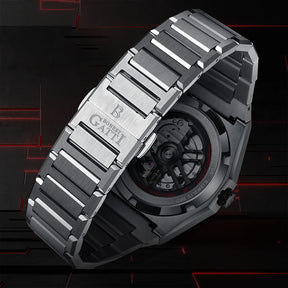 BONEST GATTI Men's Automatic Skeleton Watch – Mechanical, Luminous & Waterproof