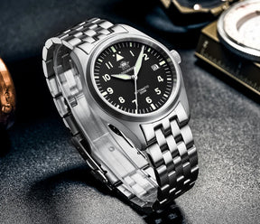 ADDIESDIVE Watches For Men Luxury Business Leisure Automatic Mechanical Men's Watch Fluorescent Waterproof 8215 316L Stainless