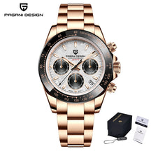 PAGANI DESIGN Men's Chronograph Quartz Watch – Sapphire, Stainless Steel, VK63