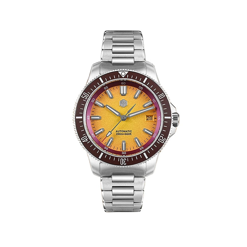 San Martin SN0118 40mm Dive Watch – NH35 Automatic Mechanical, 200m Water Resistant