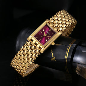 BERNY Women's Gold Watch Stainless Steel Quartz