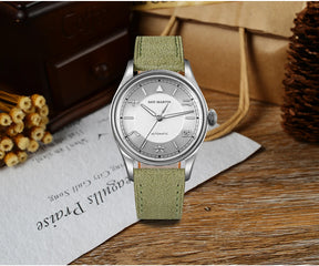 San Martin SN0033 Men's Automatic Pilot Watch 39.5mm – YN55 Sapphire 10Bar Vintage Style