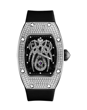 HANBORO Spider Collection Spider Ruby and Diamond Crafted Luminous Full Diamonds Luxury Women's Watch