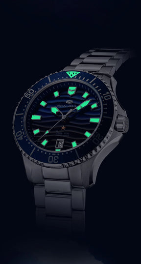 Seagull Ocean Series Men's Automatic Dive Watch 41mm – 300M Waterproof Luminous 1218
