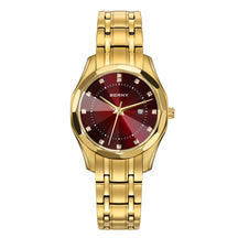 BERNY Women's Quartz Watch – Gold Stainless Steel Waterproof Fashion Watch