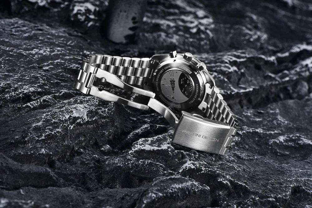 Pagani Design VK63 Moonphase Chronograph Watch – Sapphire, Luminous
