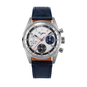 Sugess S465 Men’s Chronograph Watch 38mm – Mechanical, Gooseneck Movement, Sapphire Crystal, Roulette Dial