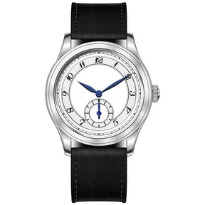 Pierre Philippe Field Watch – Black Enamel Dial Retro Arrow Pilot Watch, ST17 Mechanical Manual Wind