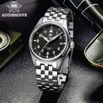 ADDIESDIVE Luxury Men's Business Watch 316L Stainless