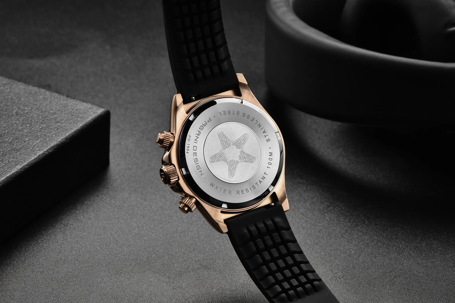 2026 Pagani Design PD-1664 Luxury Chronograph Watch - Japanese VK63 Quartz, Luminous Sapphire Edition